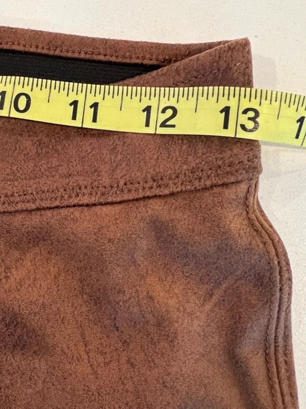 Free People Faux Suede Brown Pull On Skinny Pants XS 25